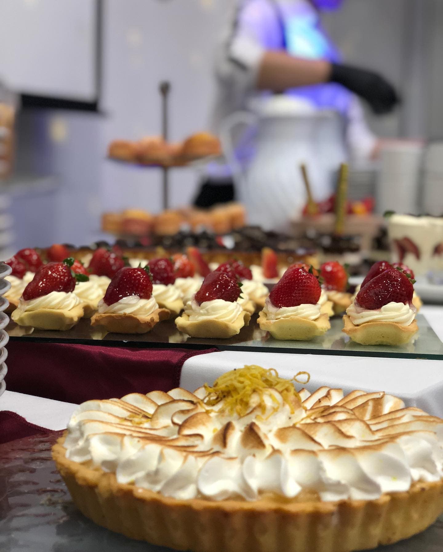 Tartitas de frutilla y lemon pie